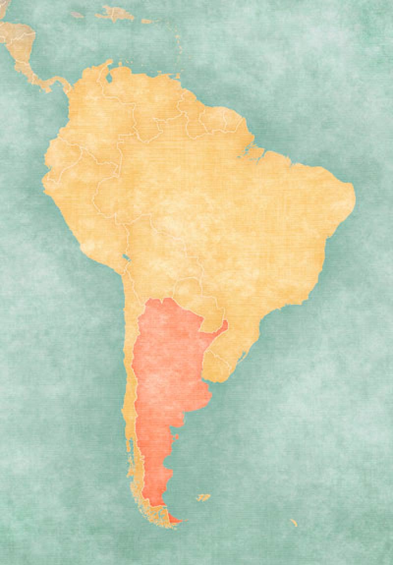 Argentinean Map 